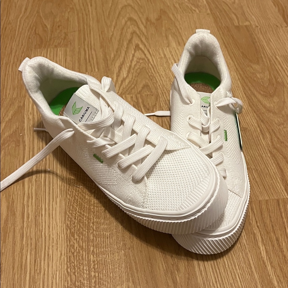 CARIUMA Off White Knit IBI Low Sneakers
